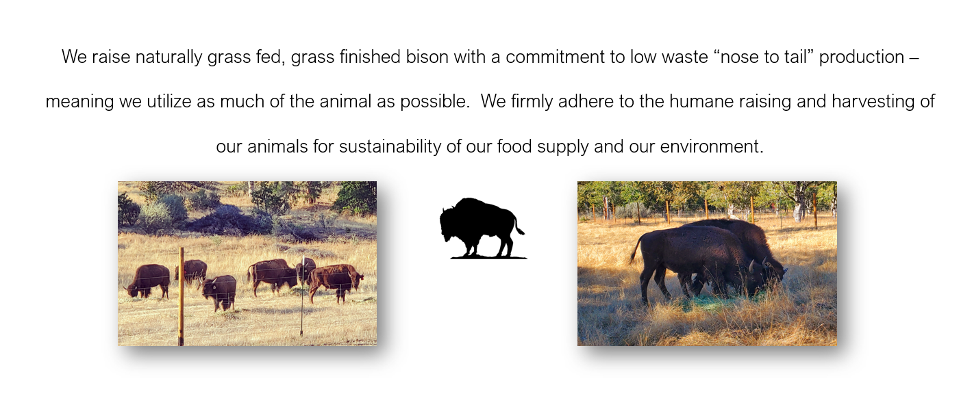 Wild Oasis Bison Ranch - Mission Statement