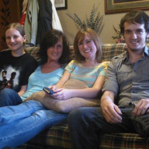 Lisa and her kids