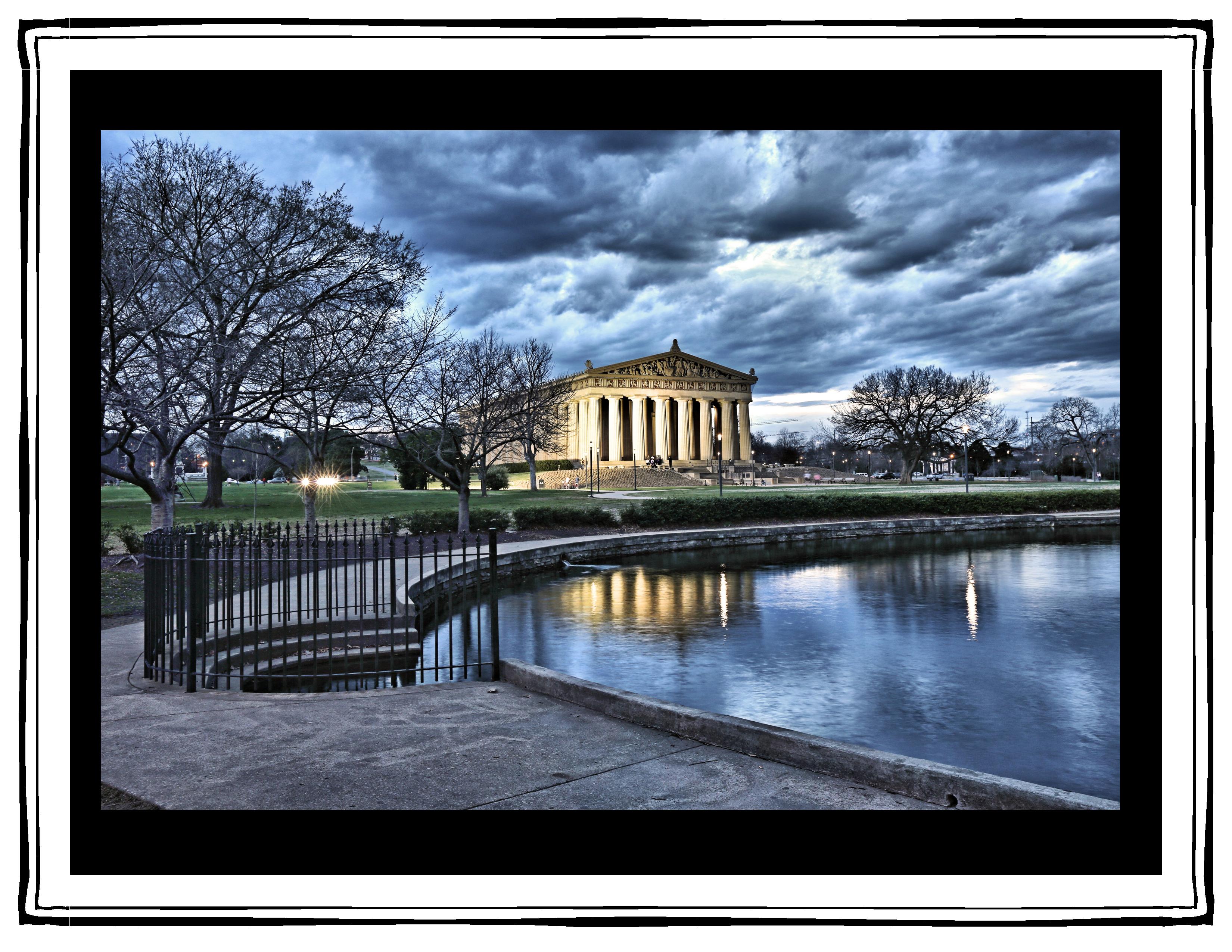 Parthenon as storm rolls in 1