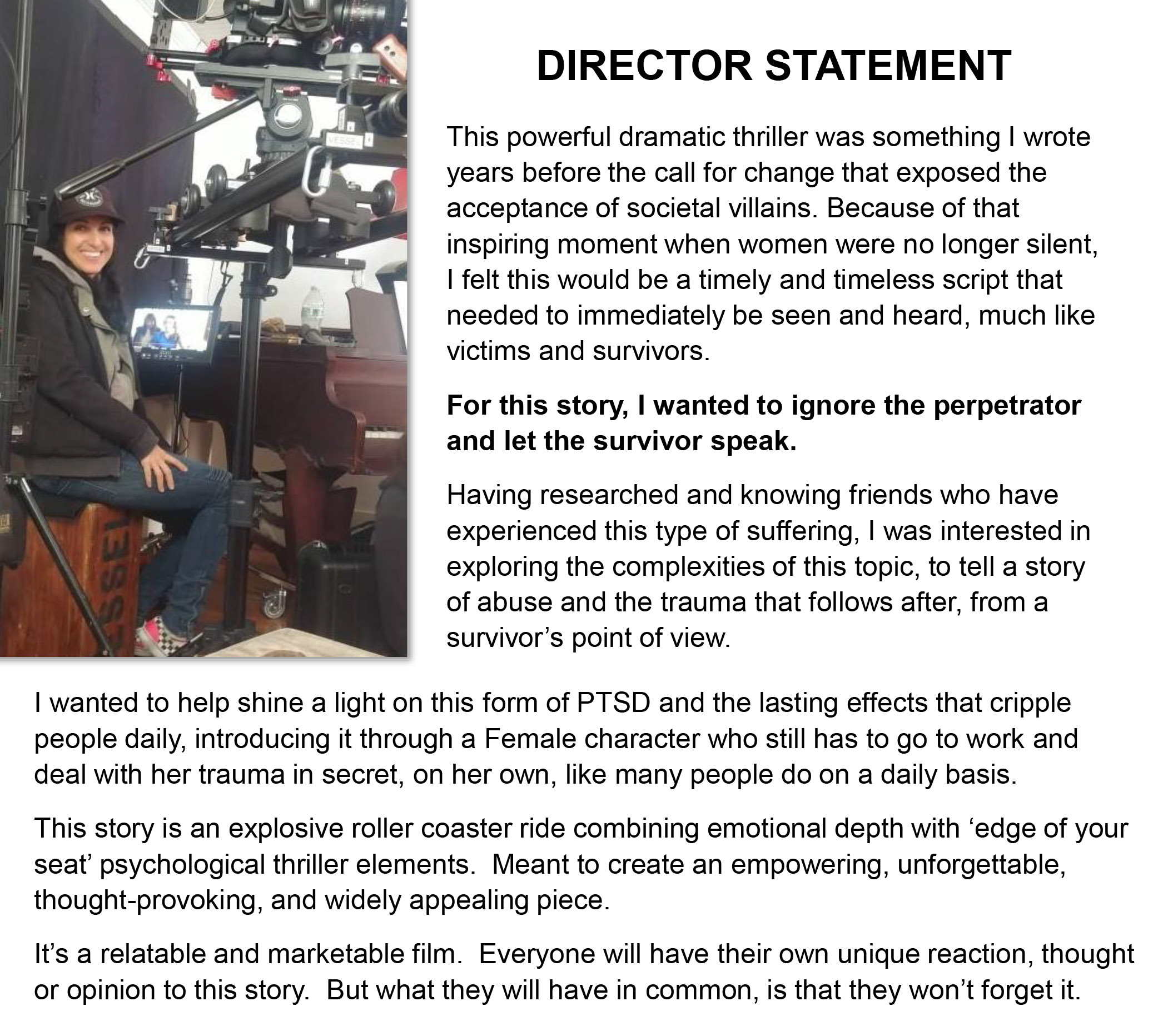 Directors Statement