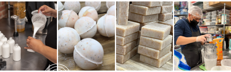 Natural Soaps, Bath Bombs and Shower Steamers