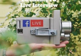 20 min FB live interview