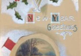 Vintage new years cards