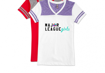 majorleague girls tee
