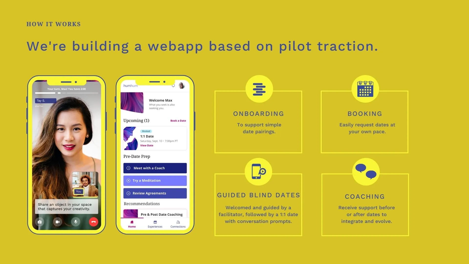 We're building a webapp based on pilot traction