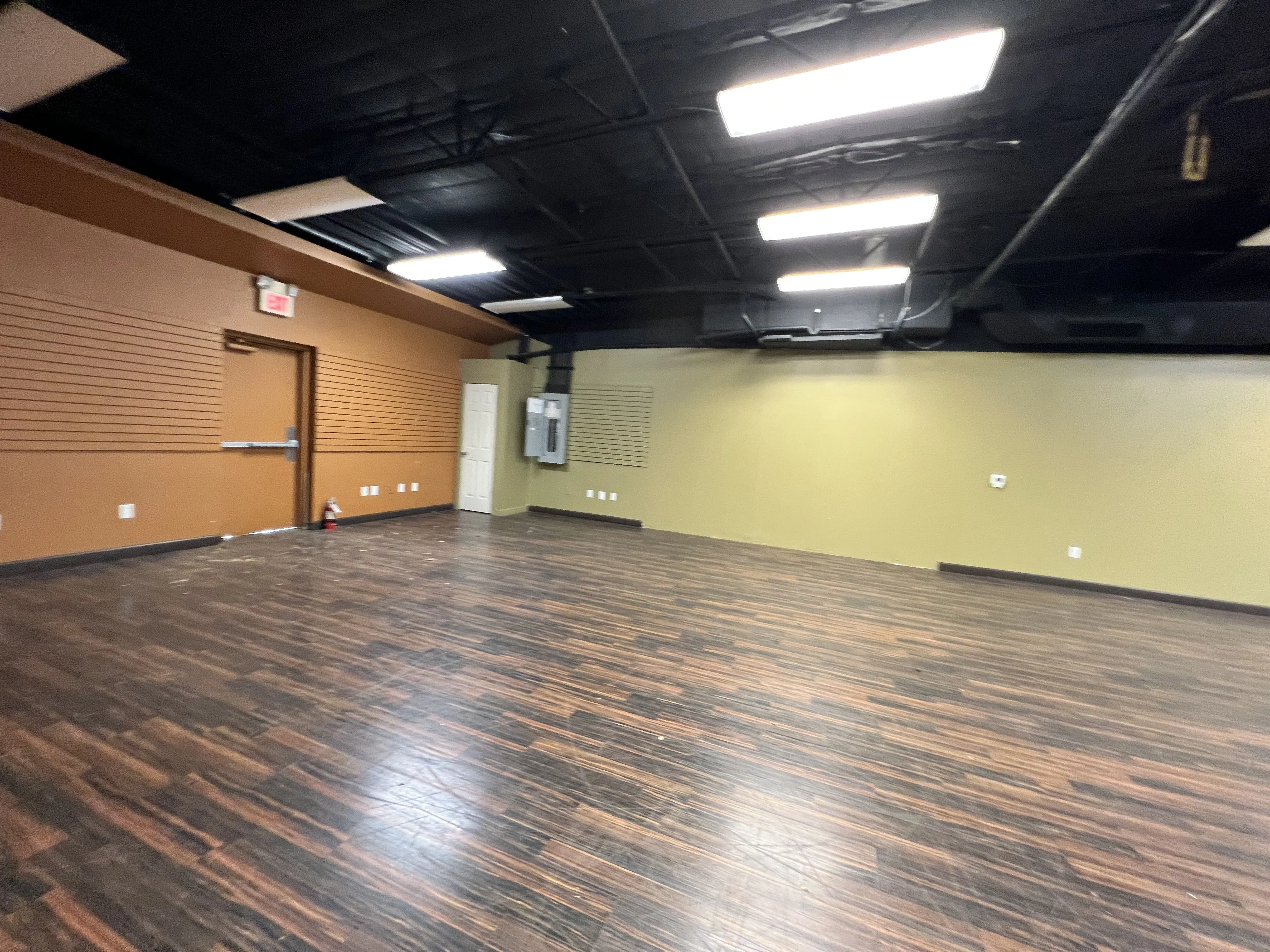 STUDIO FROM FIRST WALK THROUGH BEFORE PAINTING