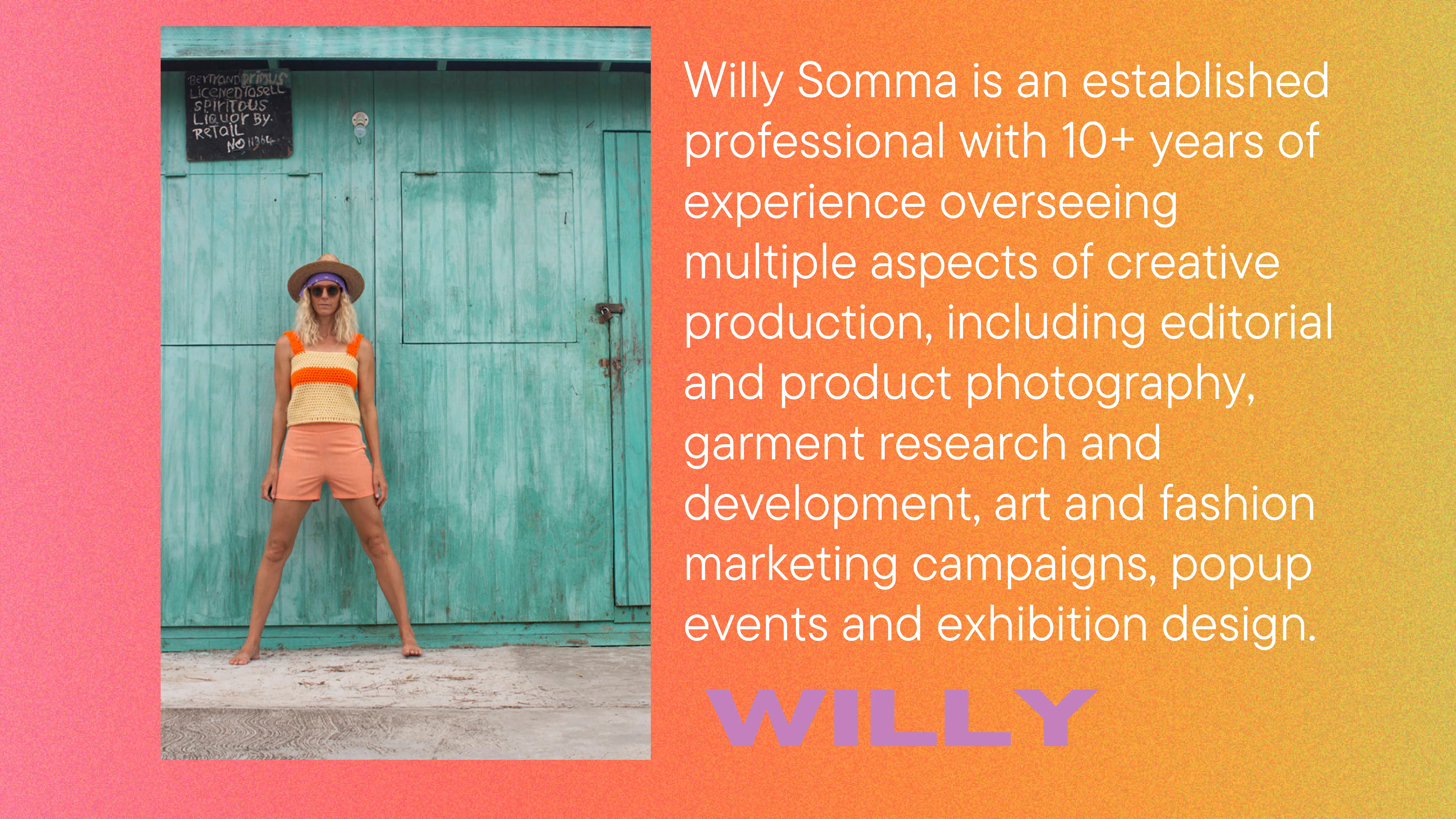 MORE ABOUT WILLY