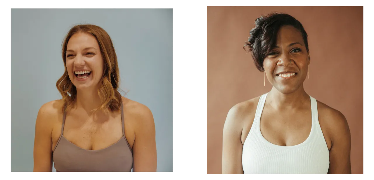 Anne Hartnett, owner at Harness Cycle + Ylonda Rosenthal-Green, owner at Soul Yoga