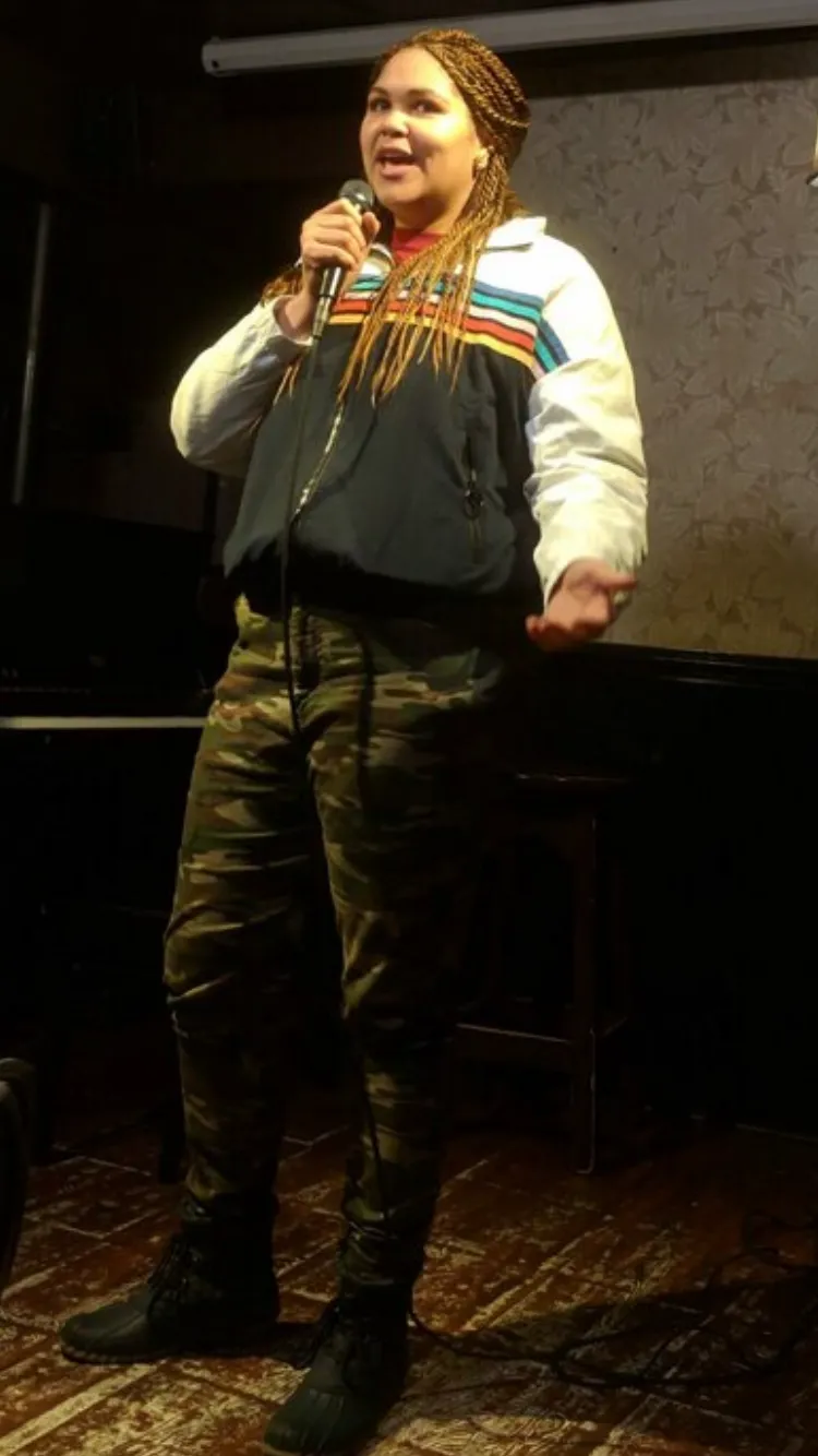 even when I did stand-up, I couldn't help, but see the silver lining in everything.