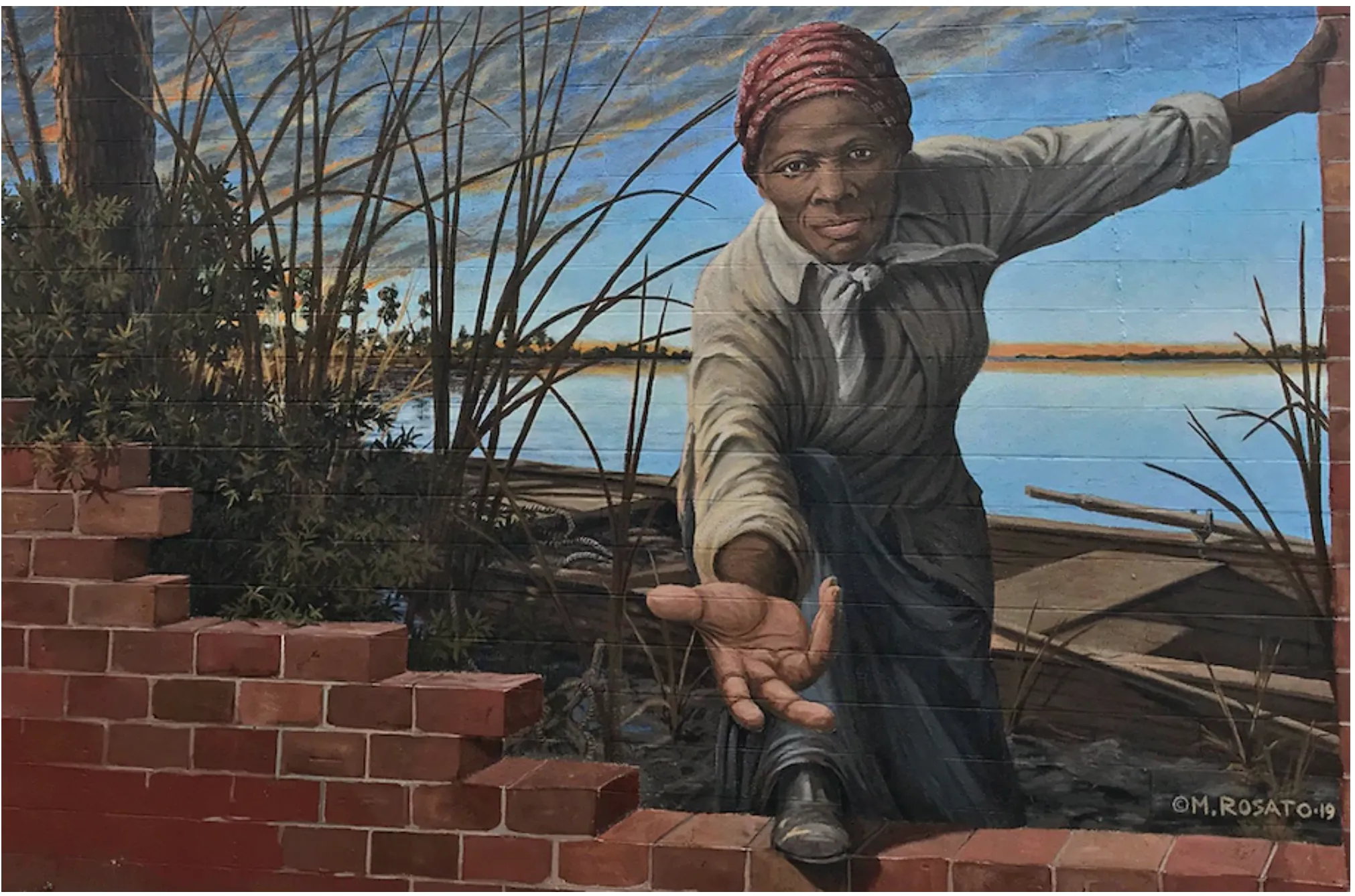 Harriet Tubman mural by Michael Rosato©