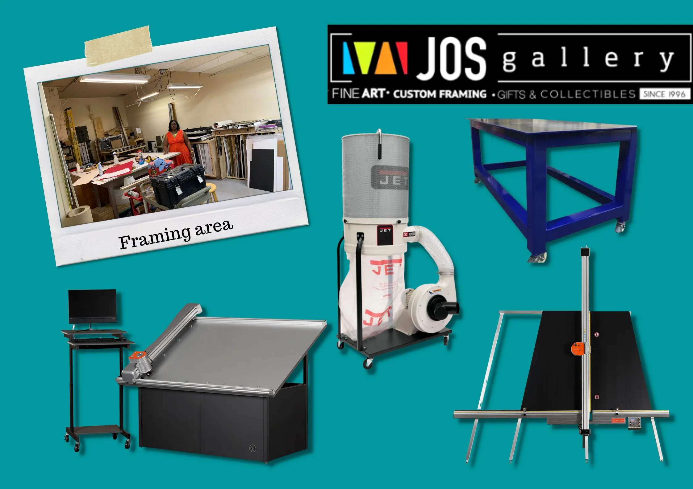 New equipment for the framing area