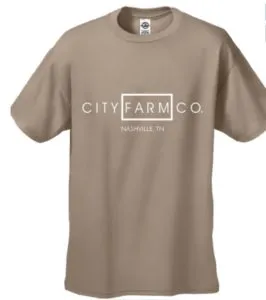 CITY FARM CO. - Structured Signature Tee (sand)