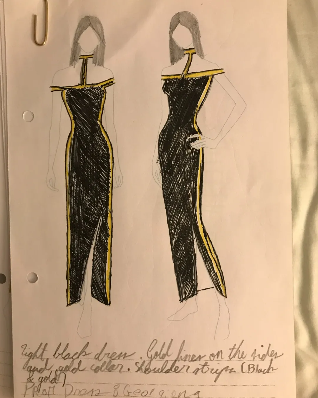 Black N' Gold collection principal piece