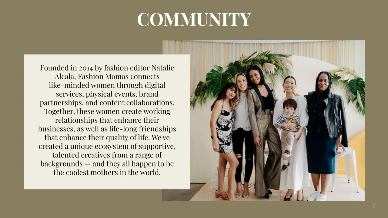Fashion Mamas - Crowdfunding Deck 2021 - 2