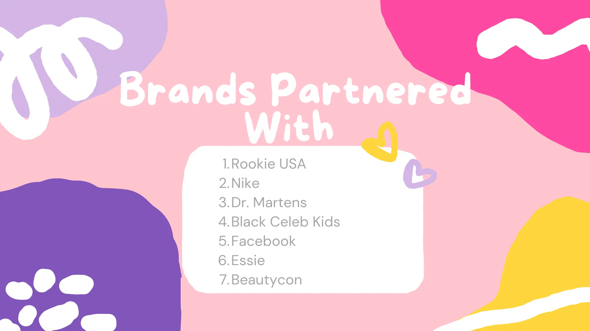 Brands Ameenha Lee Has Partnered With