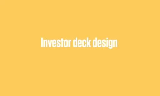 Investor Deck Design Package 2