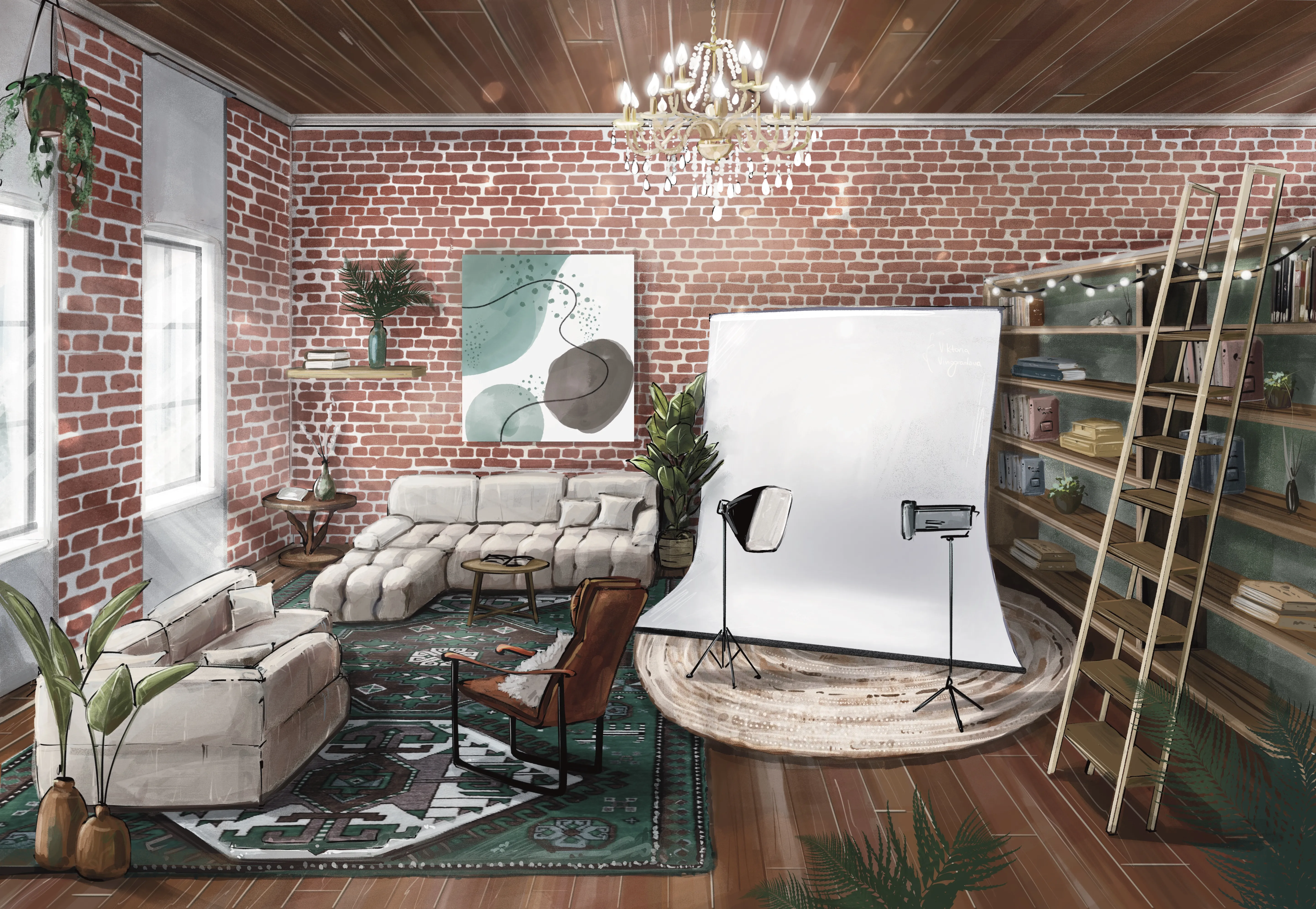 Illustration of Loft Space
