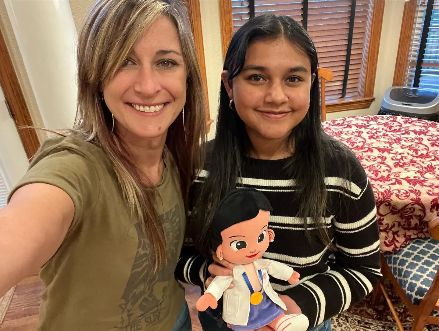 Gitanjali, her doll and me